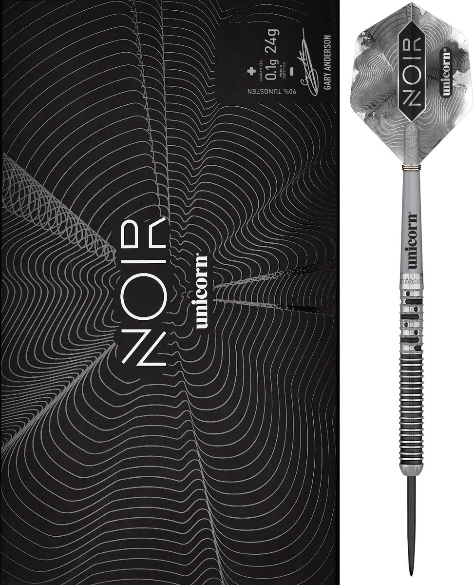Unicorn Gary Anderson Noir Phase 5 90% - Dartpijlen 21 Gram