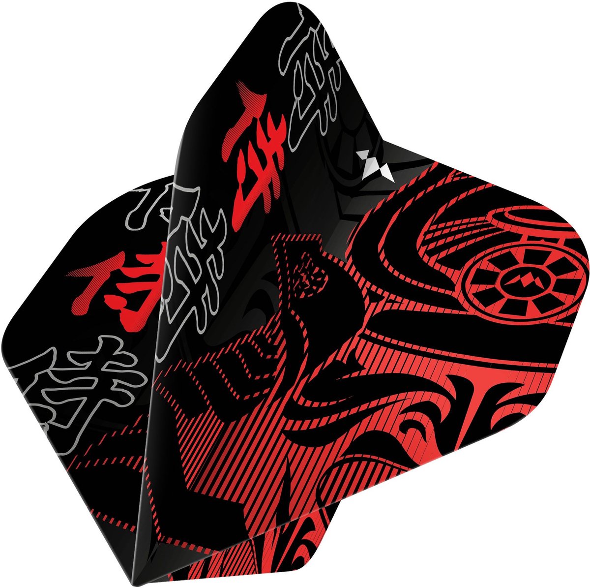 Mission Samurai II Dartflights - Rood