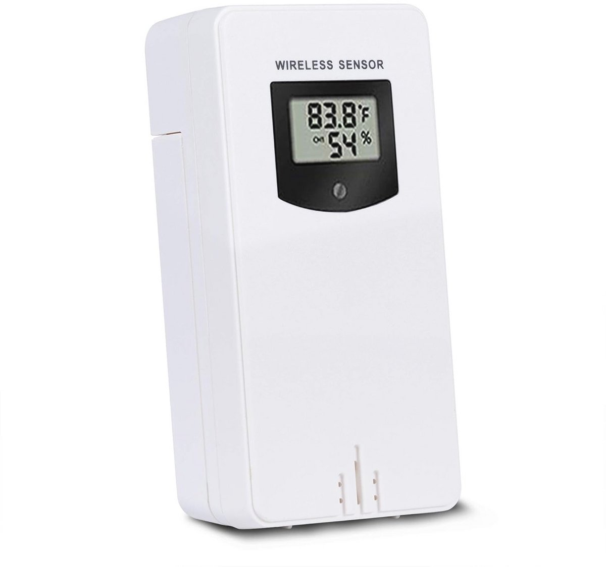 Draadloze Buitensensor met Temperatuur- en Luchtvochtigheidsmeting voor Weerstation
