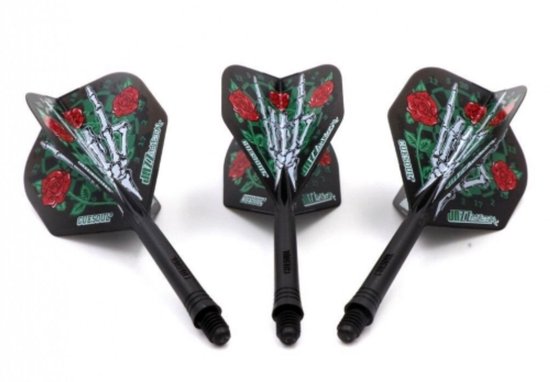 Cuesoul - Tero Flight System AK5 Rost Standaard - Rose Hand - Dart Flights van Cuesoul — afbeelding 2