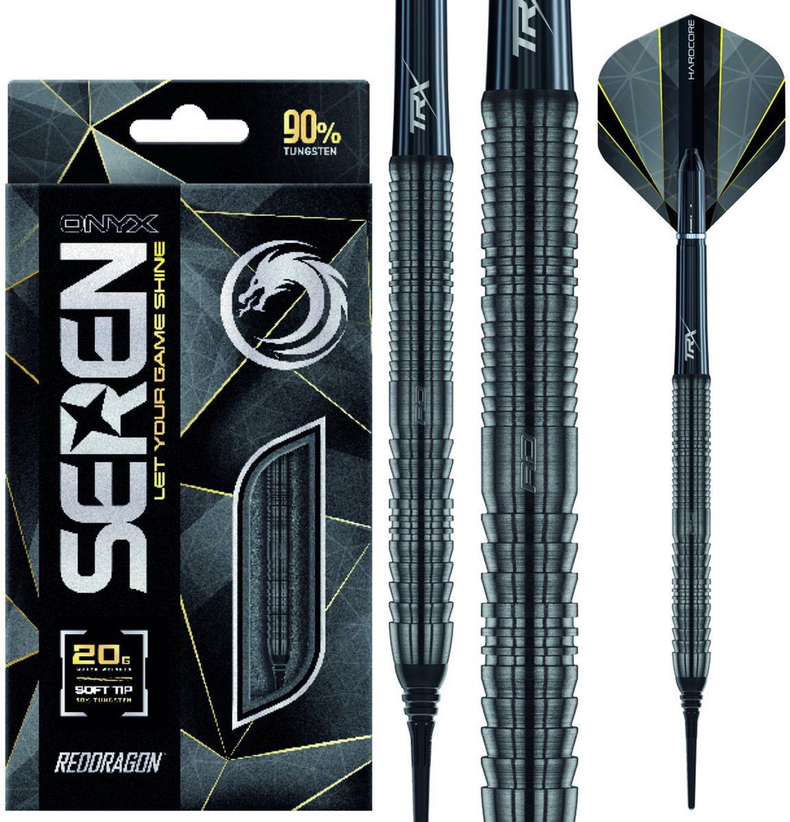 Red Dragon Onyx 1 90% - Soft Tip Darts