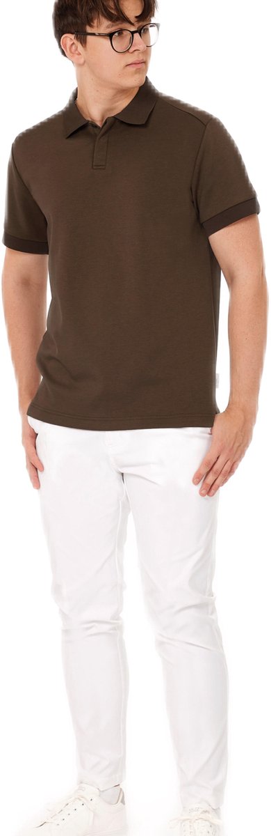 Func Factory mannen Polo Niel bruin maat L van Func Factory — afbeelding 5