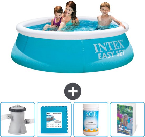 Intex 28205Np Metal Frame Zwembad 244X51 Cm Blauw