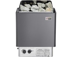 8 Kw Elektrische Saunakachel – 400 V 3N Draagbare Kachel. 3-Uurs Timer, Geïntegreerde Regeling voor Ruimtes van 8–12 M³. voor Thuis, Hotel, Spa, Max. 110 °C
