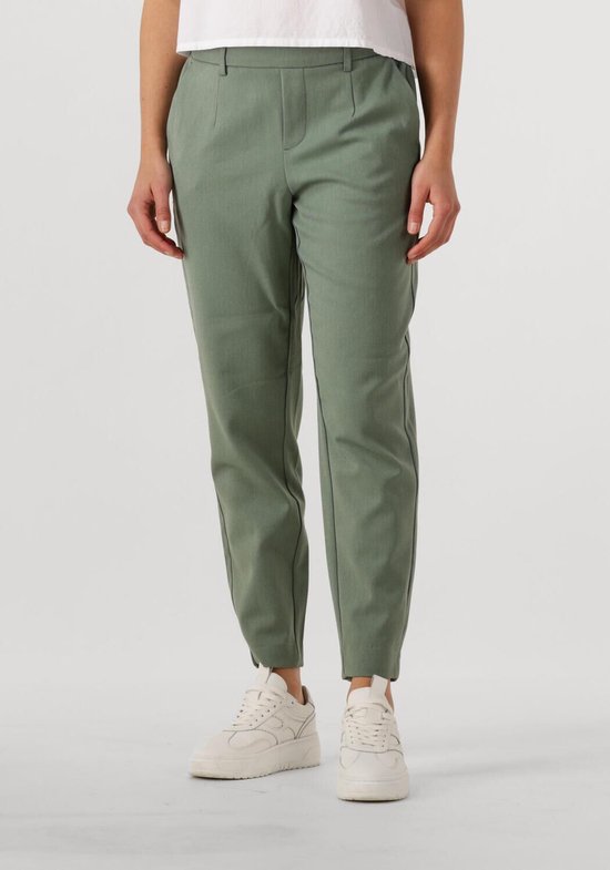 Object Objlisa Slim Pant Broeken Dames - Olijf - Maat 34