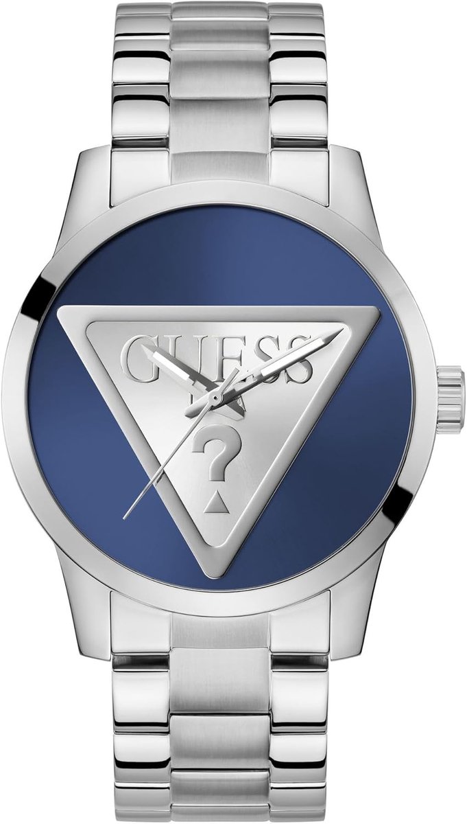 Guess Badge GW0782G3 Horloge - Staal - Zilverkleurig - Ø 44 mm