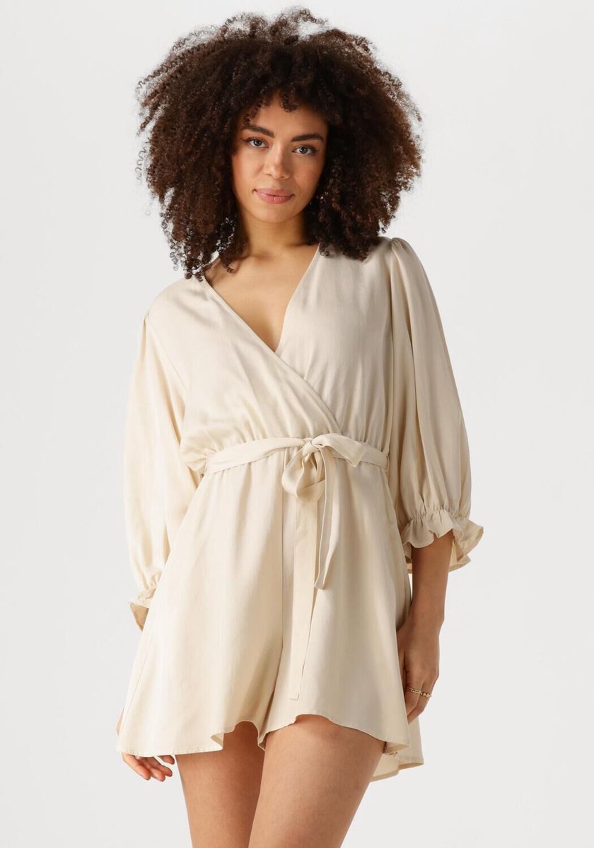 EDITED Kallie Jumpsuit Broeken Dames - Beige - Maat 38