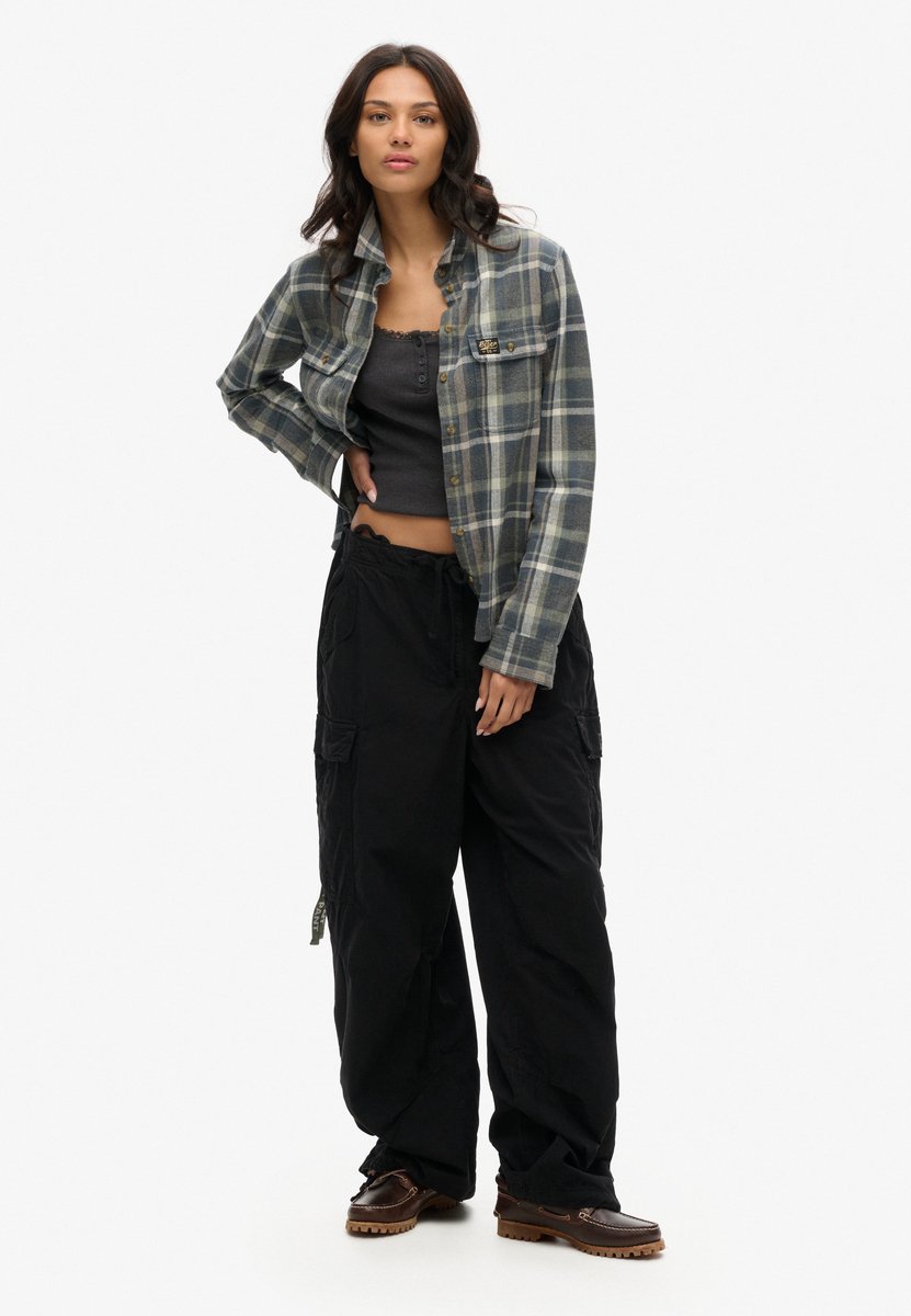 Superdry Baggy Parachute broek Dames Broeken Zwart
