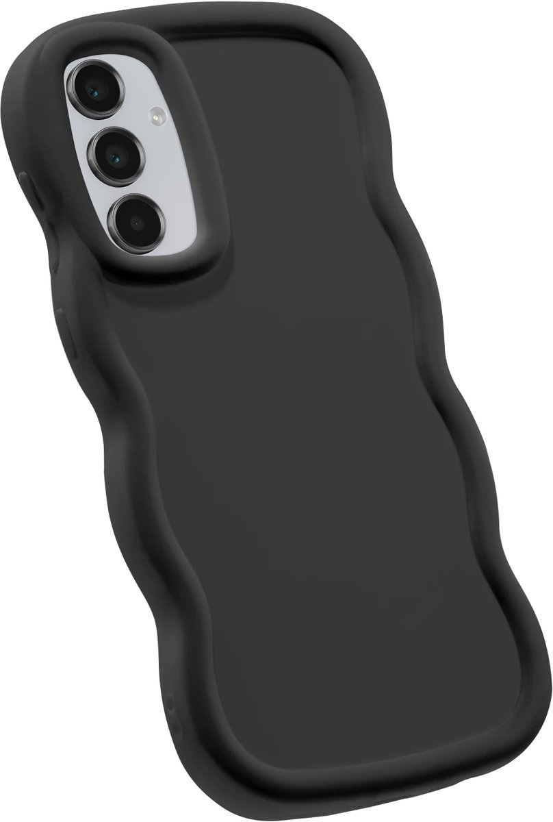 Avizar Candy Hoesje Geschikt voor Samsung Galaxy A35 5G schokbestendig, Zwart