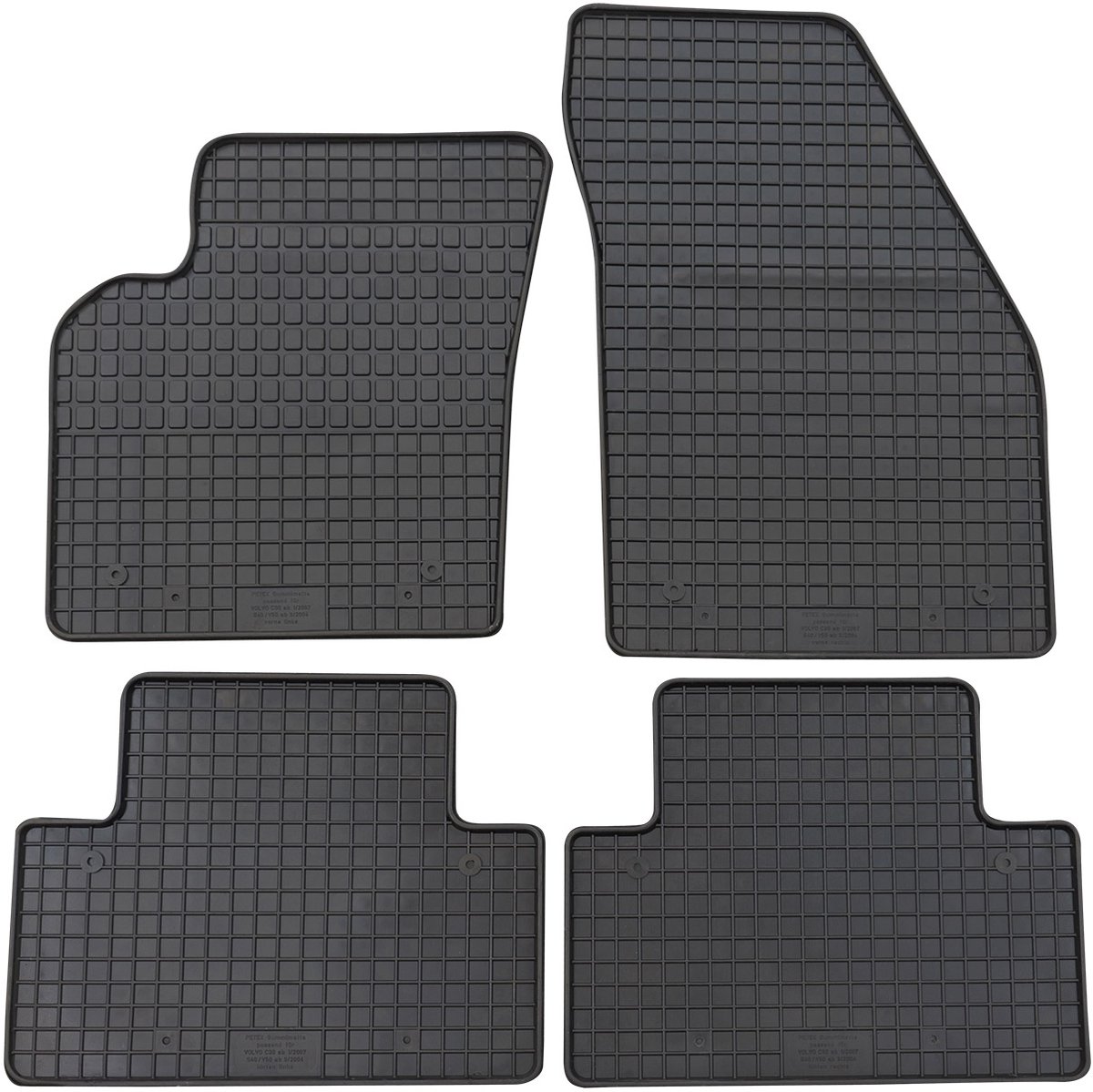 Rubbermatten Volvo C30 2006-2013 (complete set) - Petex