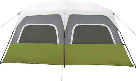 vidaXL - Tent - met - LED - 10-persoons - snelontgrendeling - lichtgroen van Merkloos — afbeelding 5