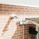 vidaXL - Automatische - Inklapbare - Luifel - met - LED - Groen - en - Geel - 400x350 - cm