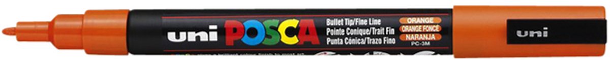 Markeerstift POSCA PC-3M Oranje 6 Stuks
