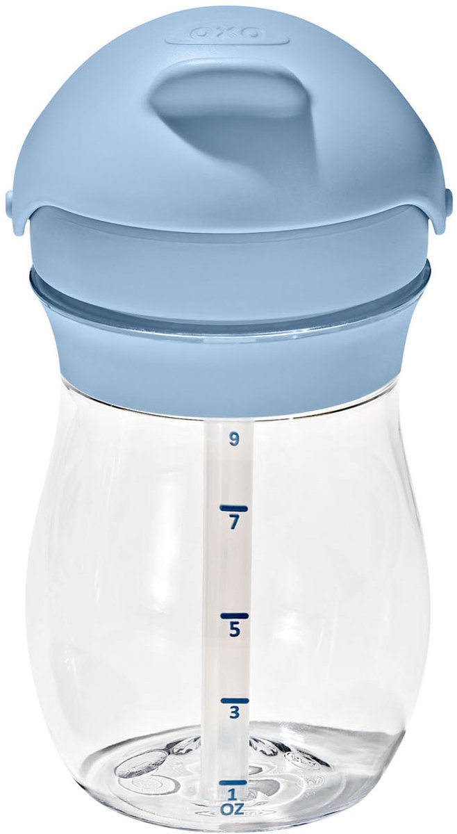 OXO tot Transitions Rietjesbeker - Drinkbekers - Drinkbeker met rietje - Drinkbeker baby - 250 ml - Dusk van OXO — afbeelding 3