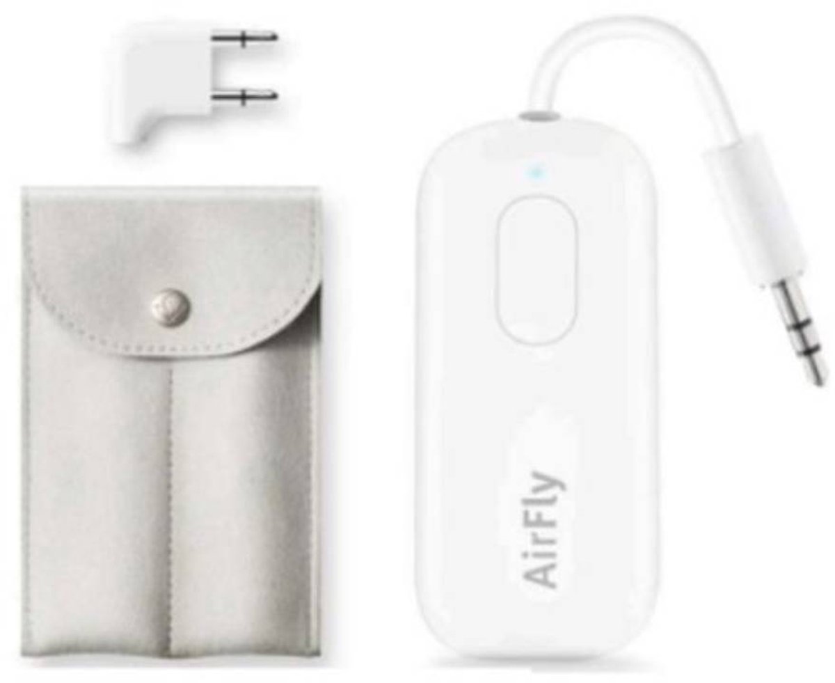 Twelve South AirFly Pro Deluxe Bluetooth muziekontvanger Voor hoofdtelefoon, Geïntegreerde accu