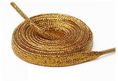 Veters goud - 130cm - Glitter veters - Veters plat - Veter - Schoenveters