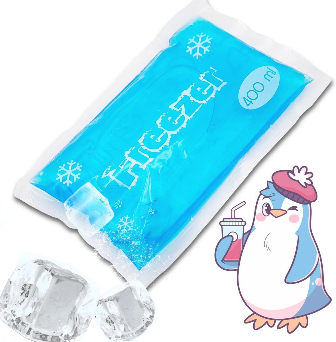 Herbruikbare IJs-gel voor Koeltassen en Therapie - 400 ml Warm/Koud