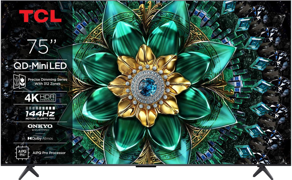 TCL 75Q6C - 75 inch - 4K QD-MiniLED - 2025 - TCL - €1.299,00