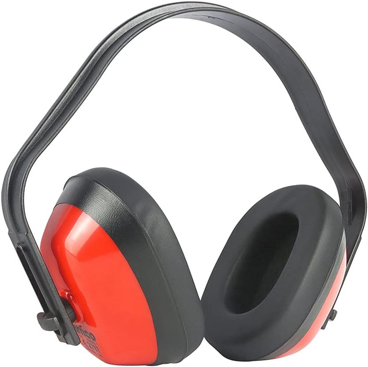 Verstelbare Oorbeschermers met Comfortabele Oorschelpen - 27,6dB Geluidsisolatie - One Size - Rood