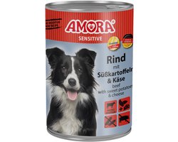 AMORA Dog Sensitive 6x400g - Rundvlees & zoete aardappel