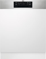 Bol.com AEG FEE7571APM EcoLine - half geintegreerde vaatwasser | Airdry | Besteklade | Energielabel B aanbieding
