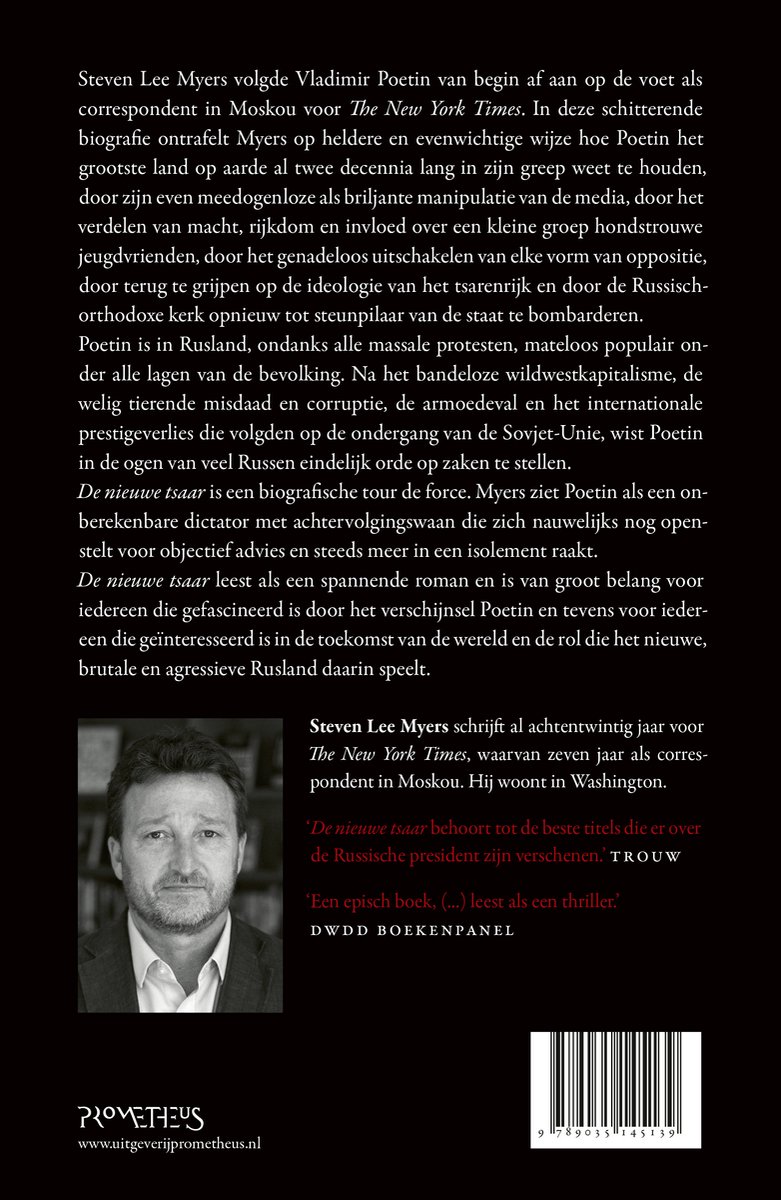 De nieuwe tsaar - back cover
