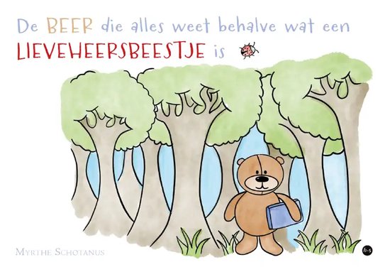 De beer die alles weet behalve wat een lieveheersbeestje is - cover