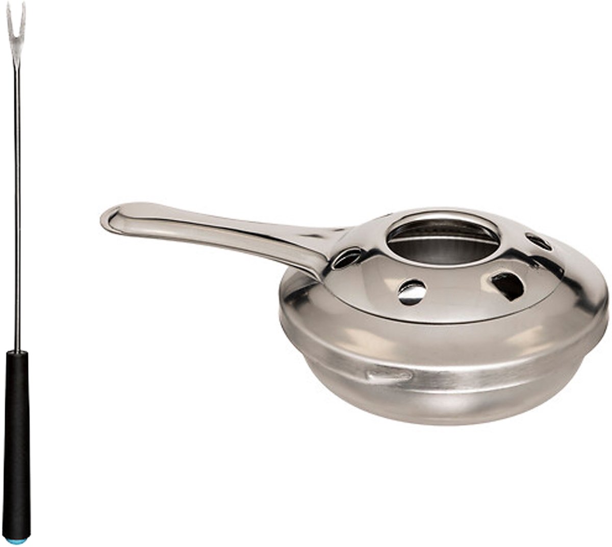 Five Fondueset - 6 personen - zwart - chocoladefondue - kaasfondue - D19 cm – foto 5
