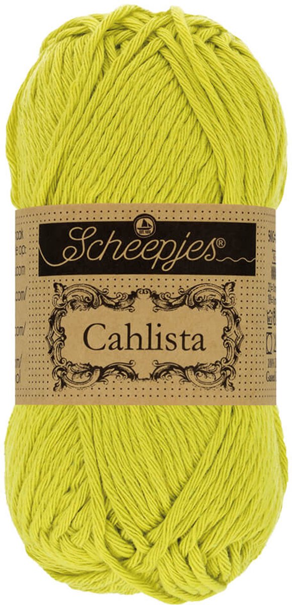 Scheepjes Cahlista Green Yellow (245)