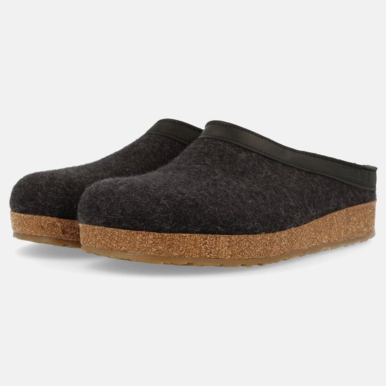Haflinger Grizzly Torben Pantoffels - Grafiet