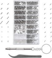 LEONTOOL Platte Neus Nylon Kaak Brillen Tang 6 Inch Brillen Frame Tang Bril Reparatie Assembleren & Ajusting Gereedschap Optische Opticien Tool Met Brillen Reparatie Schroevendraaier