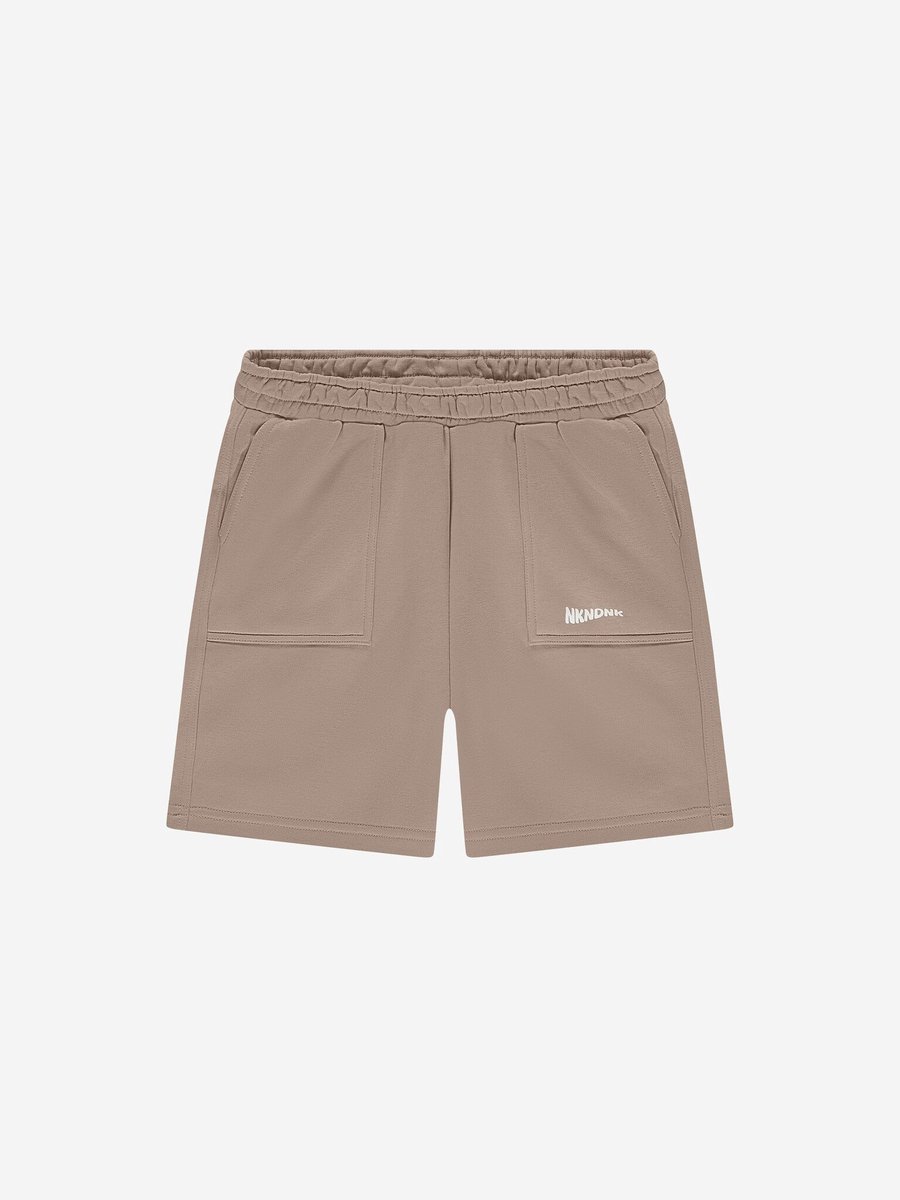 Nik & Nik Rocco Sweatshorts Broeken Jongens - Taupe - Maat 140