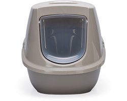 Beeztees Norah Eco - Kattenbak - Grijs/Wit - 54,5x39x39 cm