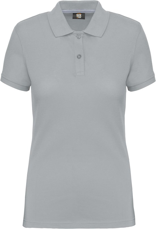 Coupe du monde. Polo femme manches courtes Designed To Work WK275 - Gris neige - 3XL