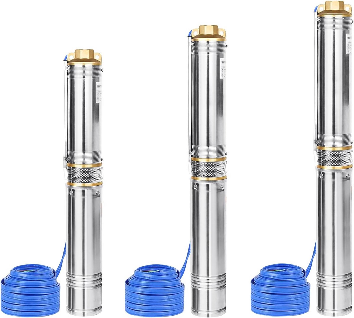 Diepe Put Dompelpomp 370W met Automatische Schakeling en Capaciteit van 4000 L/u