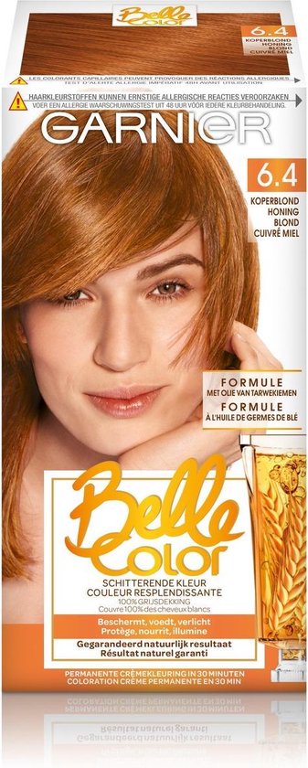 Garnier Belle Color 6.4 - Koperblond Honing - Permanente Haarkleuring -  Dekt Grijze... | bol.com