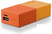 Cellularline #StyleColor powerbank - Lithium 5000 mAh - Universeel voor alle smartphones - Oranje