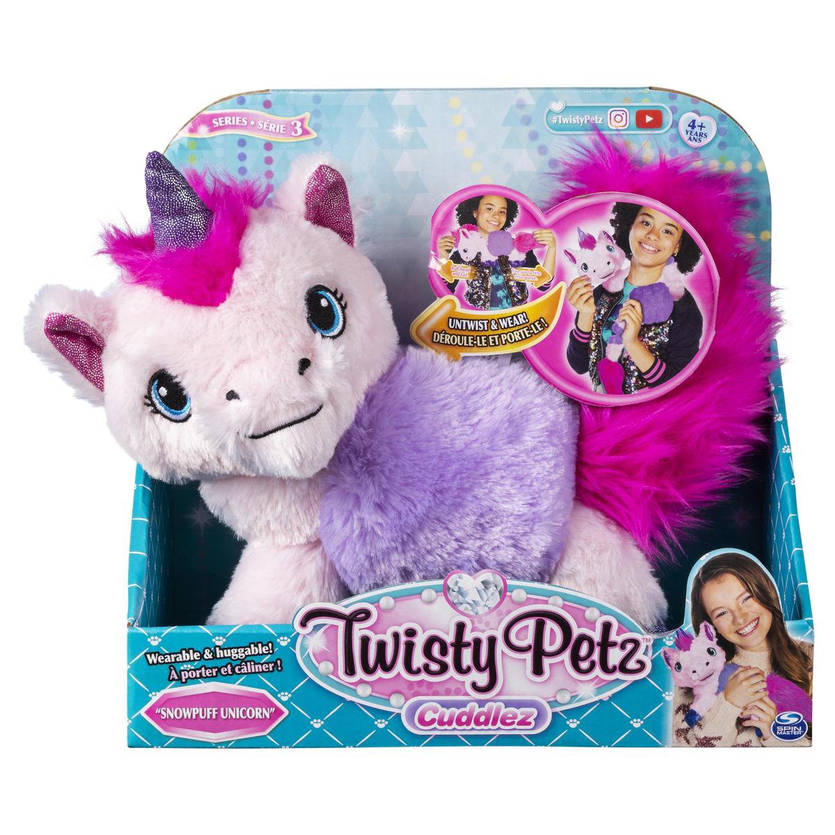 Twisty Petz Cuddlez, Peluche transformable à collectionner Snowpuff Unicorn  , pour les... | bol.com