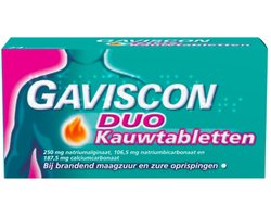 Gaviscon Duo Kauwtabletten - 2 x 24 tabletten