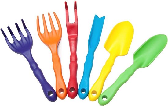Tuinset voor Kinderen - Mini Tuingereedschap met 6 Onderdelen van Esschert Design — afbeelding 2