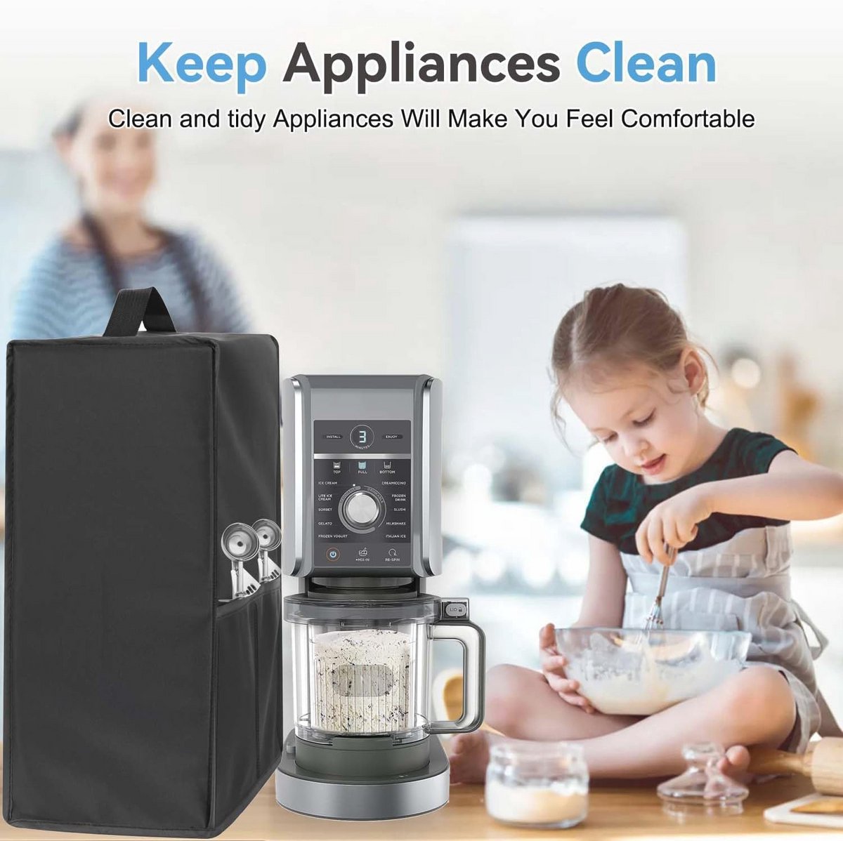 Housse De Protection Imperméable Pour Machine à Boissons Glacées Ou Blender - Tissu Oxford Résistant