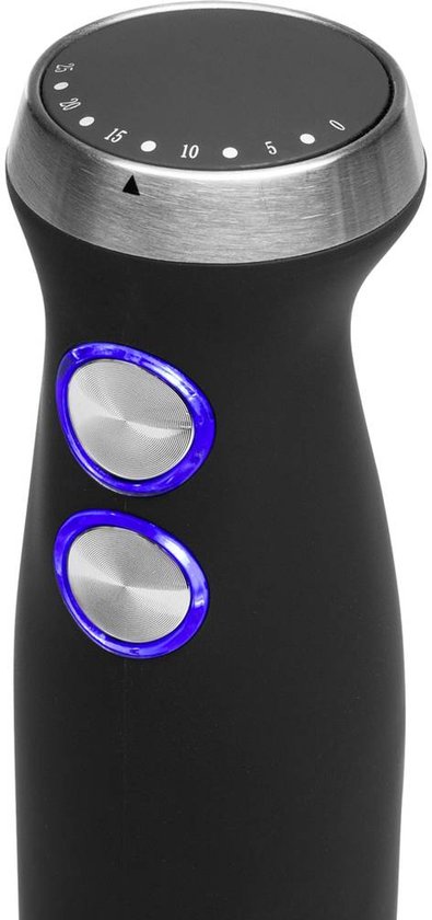 Princess 221220 Staafmixer - Hand blender - 800W - 4-in-1 Set- Inclusief hakmolen, garde en mengbeker