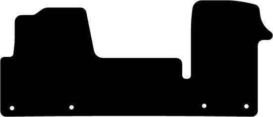 Tapis de voiture pour Nissan Interstar - 2022-2024 - 1 pièce - Basic - Version : Variation 1
