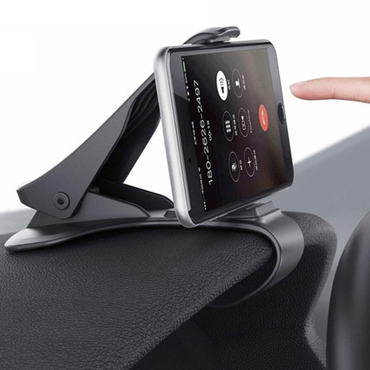 VCTparts® Universele Dashboard Auto Telefoon Houder Clip Fold Zwart