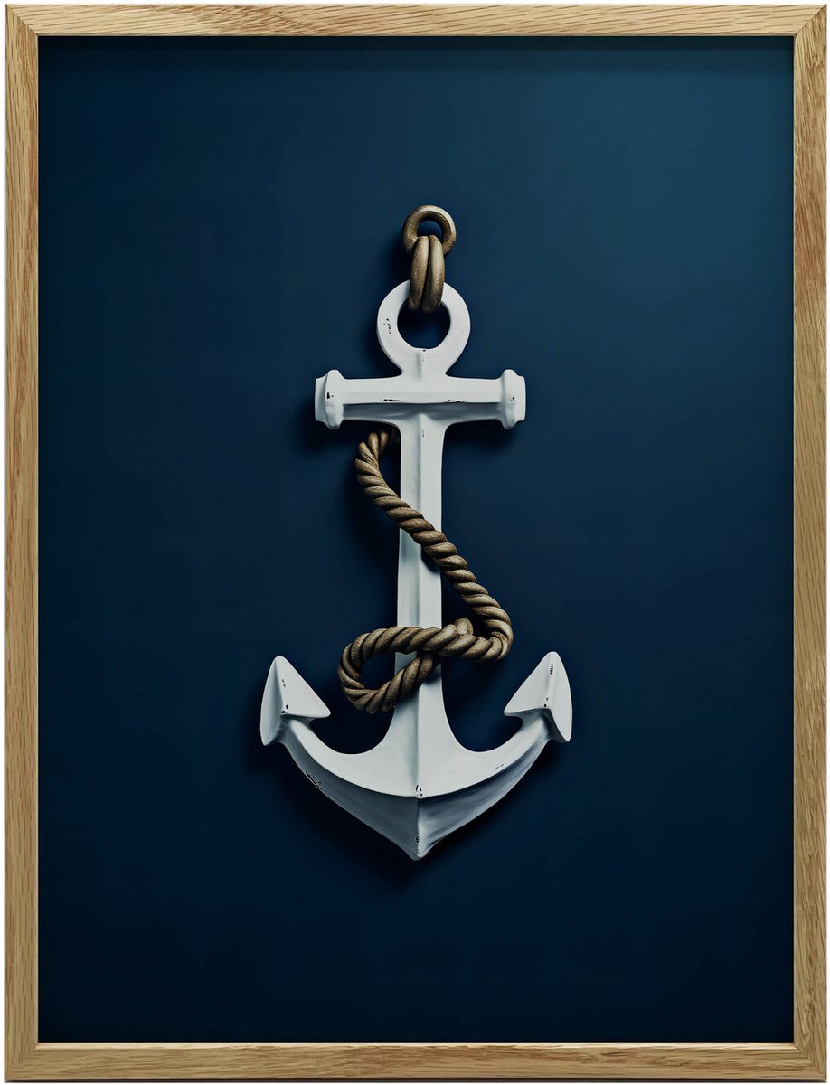 Muurposter In Aluminium Lijst Whisper Of The Sea 40X50 Cm