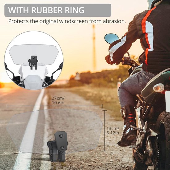 GIVI Universeel windscherm A660 - Universele windschermen voor de GIVI Universeel windscherm A660 - Universele windschermen voor de