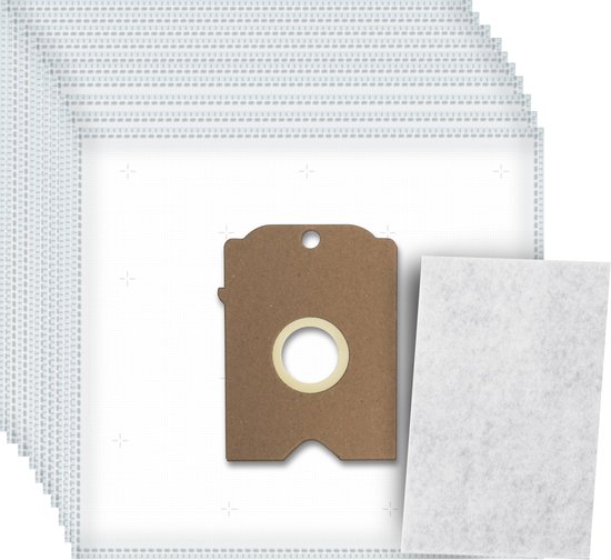 Sacs d'aspirateur Dparts SI71 - 10 pièces + 1 filtre - sacs d'aspirateur siemens big bag 3l - sacs à poussière Bosch Type K