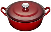 Bol.com Le Creuset Braadpan Faitout Tradition Kersenrood - ø 24 cm / 3 Liter aanbieding