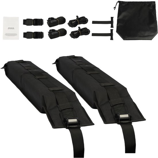 Galeries de toit souples, capacité de charge de 79 kg, ajustement universel pour la plupart des Véhicules, installation facile, Protection antichoc, durable, polyvalent