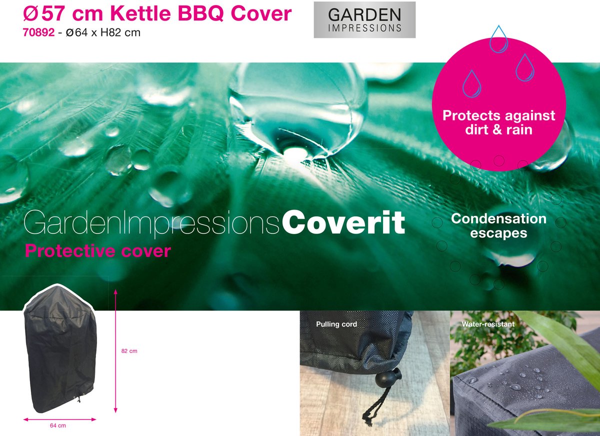 Garden Impressions - Coverit - BBQ hoes - 57cm - Ø64xH82